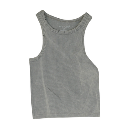 Gray Cropped Blouse