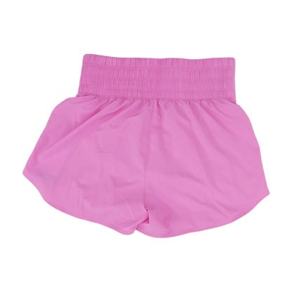 Pink Solid Active Shorts