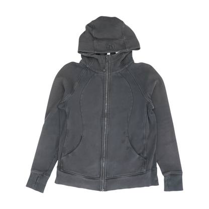 Black Solid Active Jacket