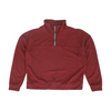 Red Solid 1/4 Zip Pullover