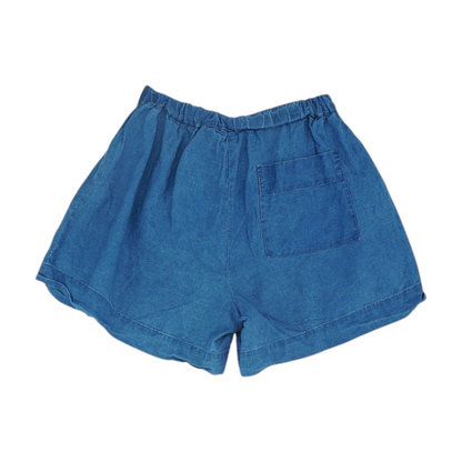 Everlane Blue Solid Casual Shorts – Image 2