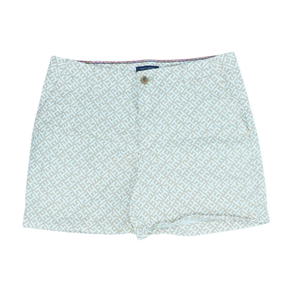 Tan Abstract Chino Shorts