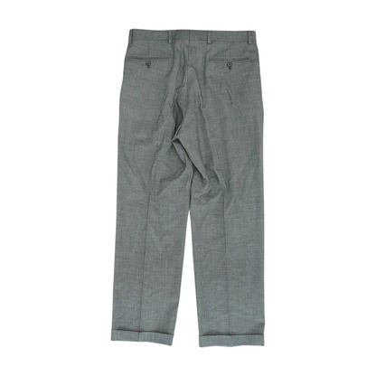 Gray Polka Dot Regular Pants