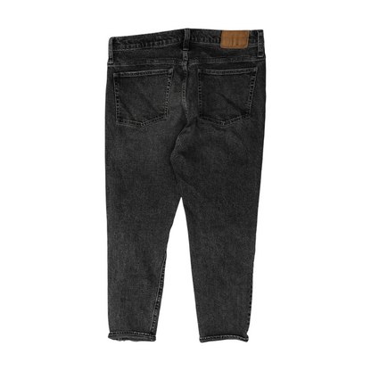 Black Tapered Jeans