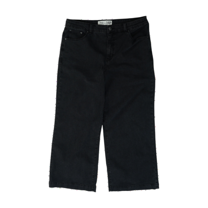 Black Petite Relaxed Jeans