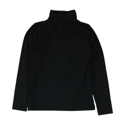 Black Turtleneck T-Shirt