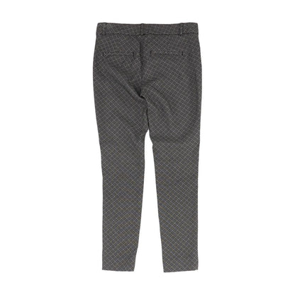 Black Geometric Dress Pants