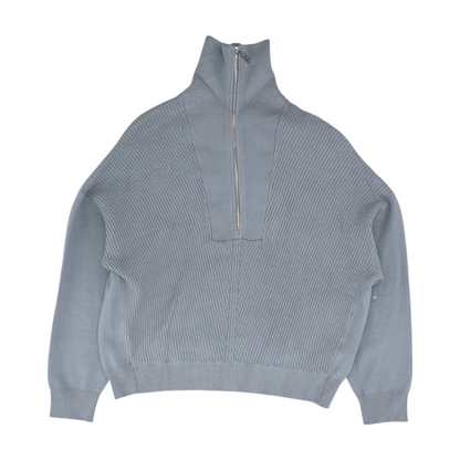 Gray 1/4 Zip Sweater