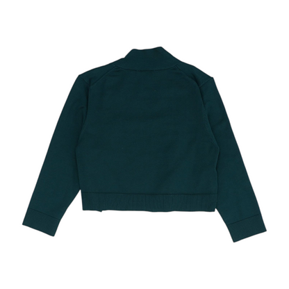 Green Cardigan Sweater