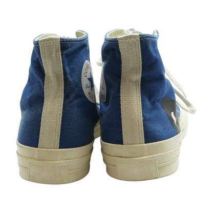 CdG PLAY x Converse Chuck Taylor All Star Single Heart High-Top in Blue