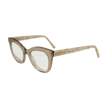 Beige SJLO6033 Cat Eye Prescription Eyewear