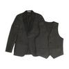 Romano Luxury Collection Black Geometric 2pc Suit – Image 1
