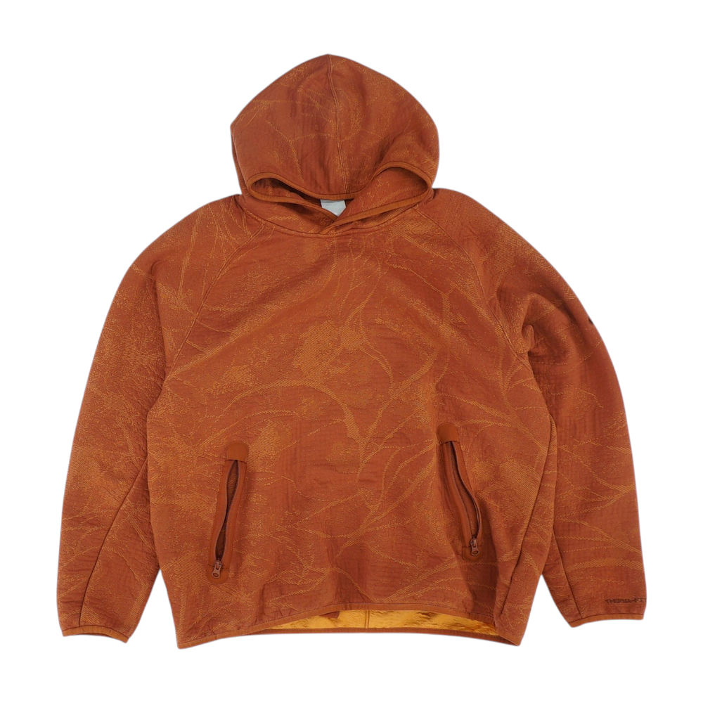 Rust Print Hoodie Pullover
