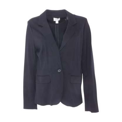 Black Solid Blazer