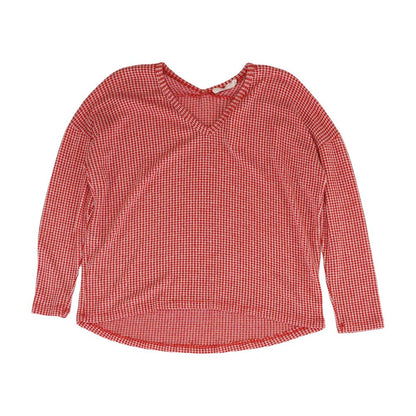 Red Misc. Knit Top
