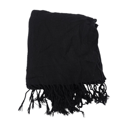 Black Silk Scarf