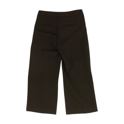 Black Solid Pants