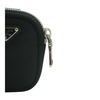 Black Removable Mini Re-Nylon Pouch