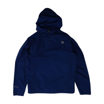 Navy Solid Rain Jacket