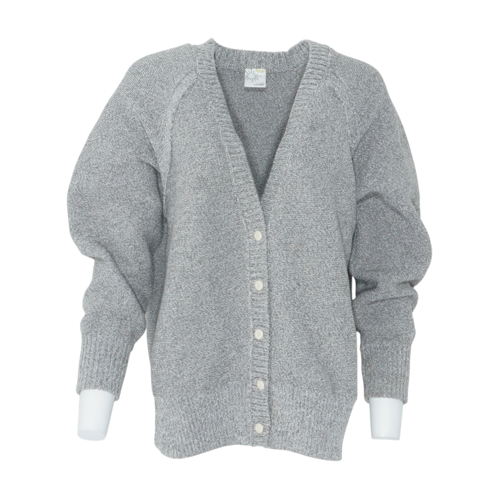 Gray Cardigan Sweater