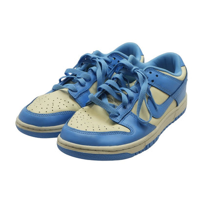 Dunk Low Retro Blue Leather Low Top Athletic Shoes