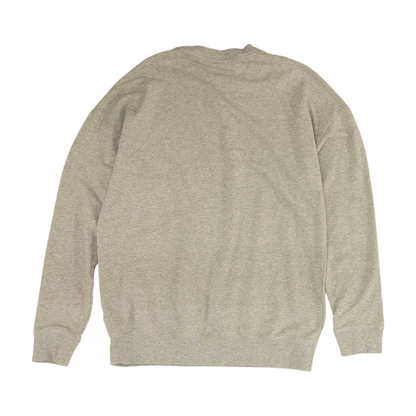 Gray Solid Sweatshirt Pullover