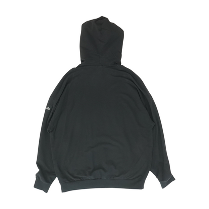 Black Solid Hoodie Pullover