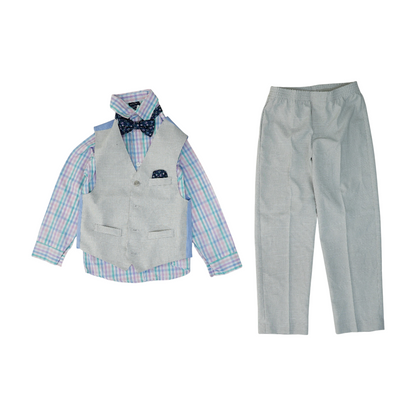 Gray Long Sleeve Set