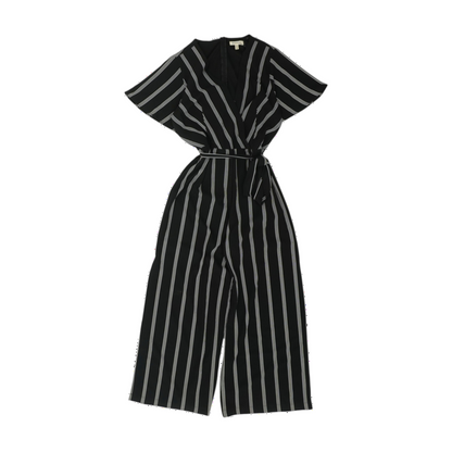 Black Striped Jumpsuit