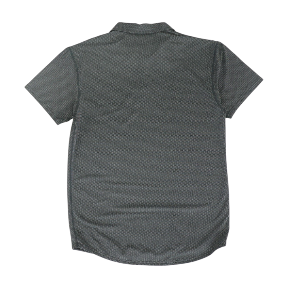 Black Polka Dot Short Sleeve Polo