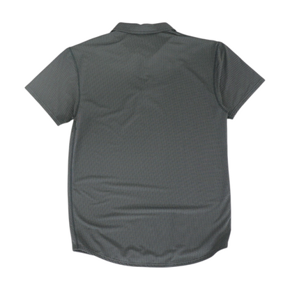 Black Polka Dot Short Sleeve Polo