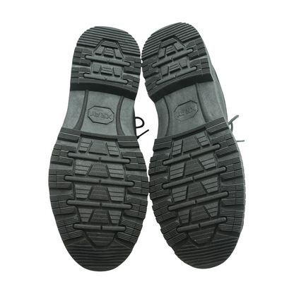 Black Lace-Up Casual Shoes