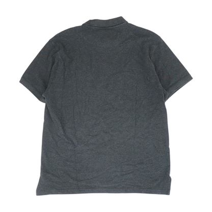 Black Solid Short Sleeve Polo