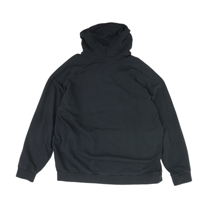 Black Solid Hoodie Pullover