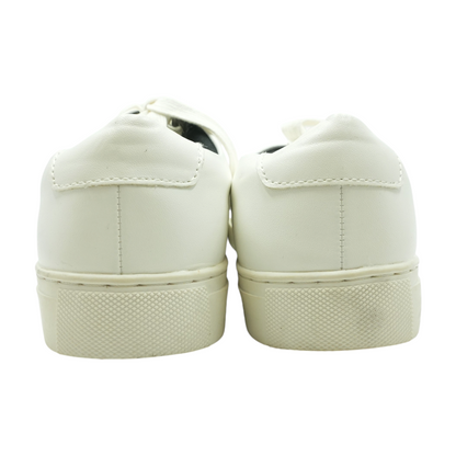 White Lace-Up Dress Shoes