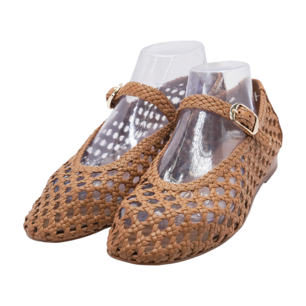 Brown Slip-On Flats
