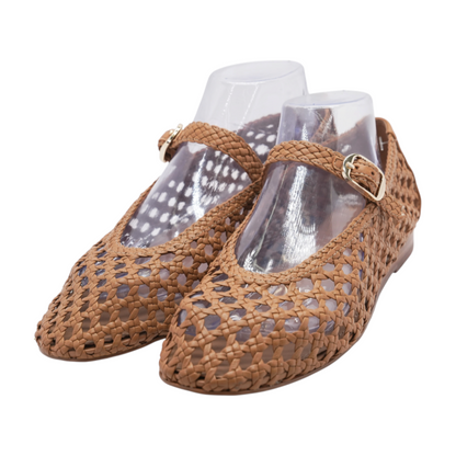 Brown Slip-On Flats