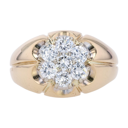 1 3/8 ctw 14K Yellow Gold Diamond Fashion Ring
