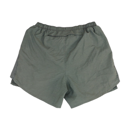 Gray Solid Active Shorts