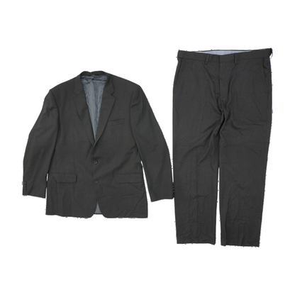 Gray Long Solid Suit