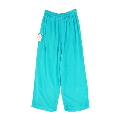 Blue Solid Pants