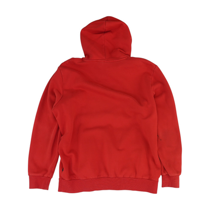 Red Solid Hoodie Pullover