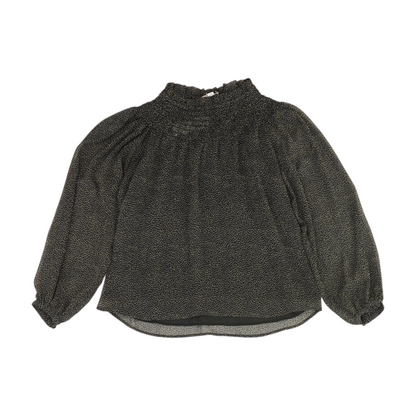 Black Abstract Blouse