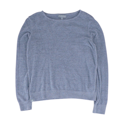 Blue Solid Pajama Top