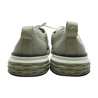 Gray Lace-Up Casual Shoes