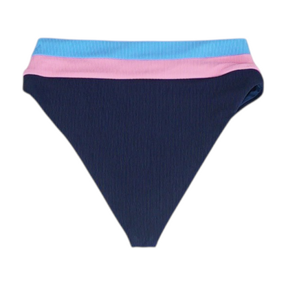 Navy Color Block Swim Bottom