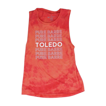 Red Tie Dye Tank