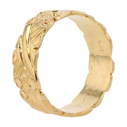 14K Yellow Gold Band Ring