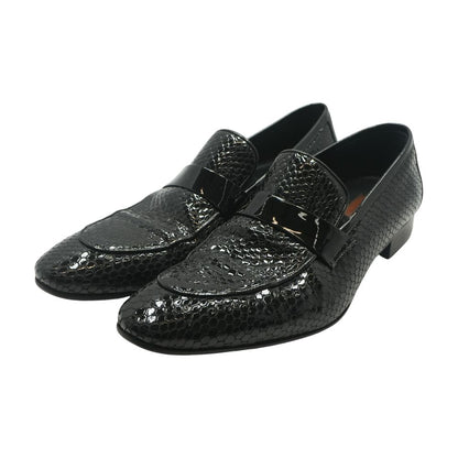 Black Leather Loafer Dress Shoes