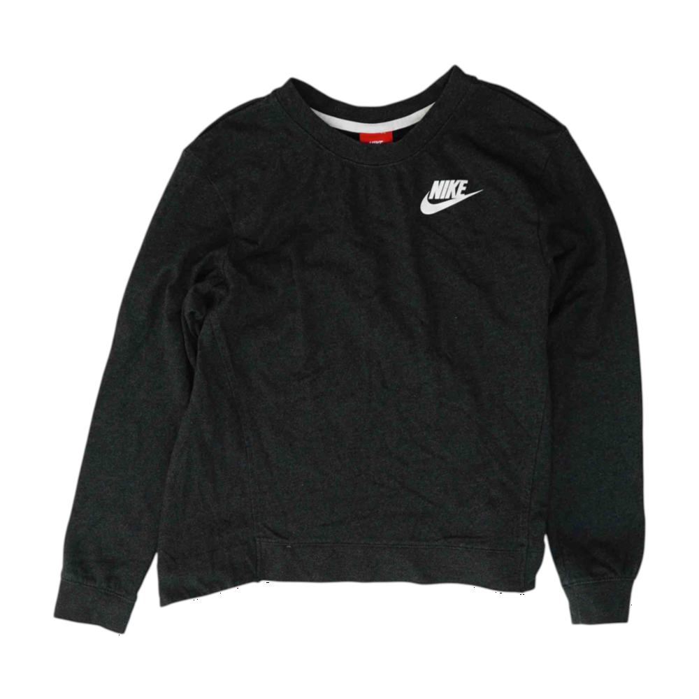 Gray Solid Sweatshirt Pullover